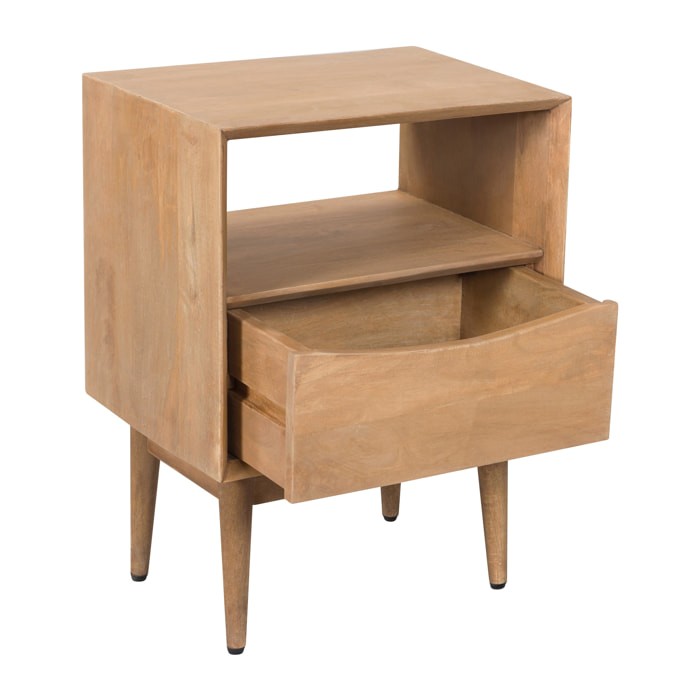 Table de chevet Gute en bois