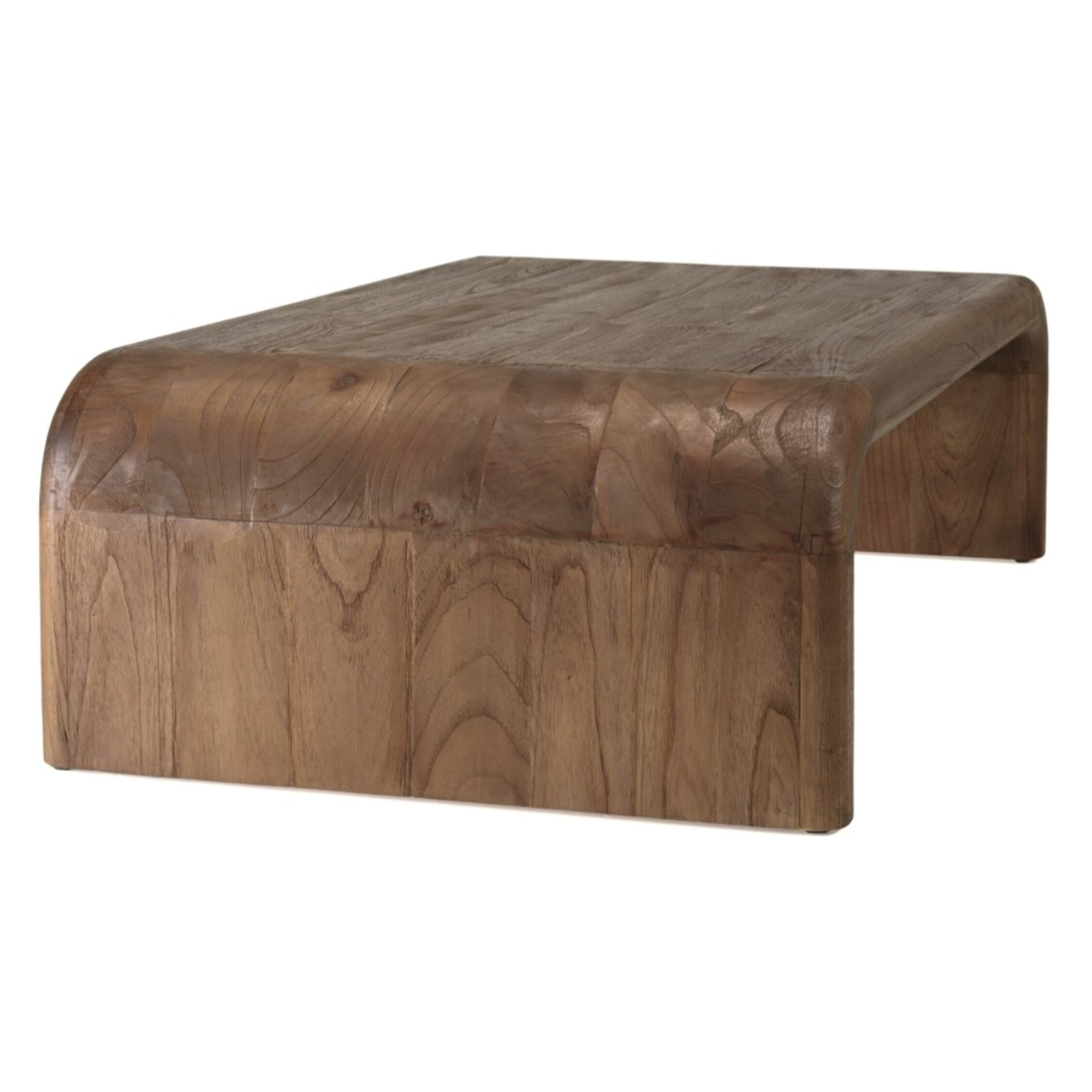 ROMY - Table basse épurée en bois de mindi