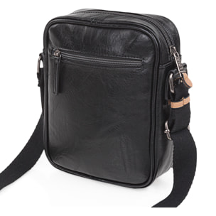 Bandolera Hombre Vegana Lois Warren Negro