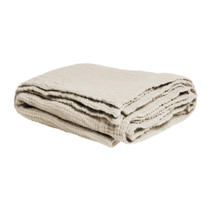 Plaid en gaze de coton, SIMPLEMENT GAUFRÉ