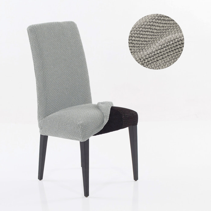Funda Elástica para silla con RESPALDO pack2 unidades modelo HELENA