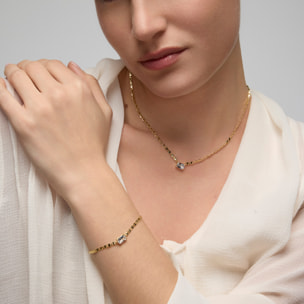 Collar Dusan acabado oro amarillo 18k