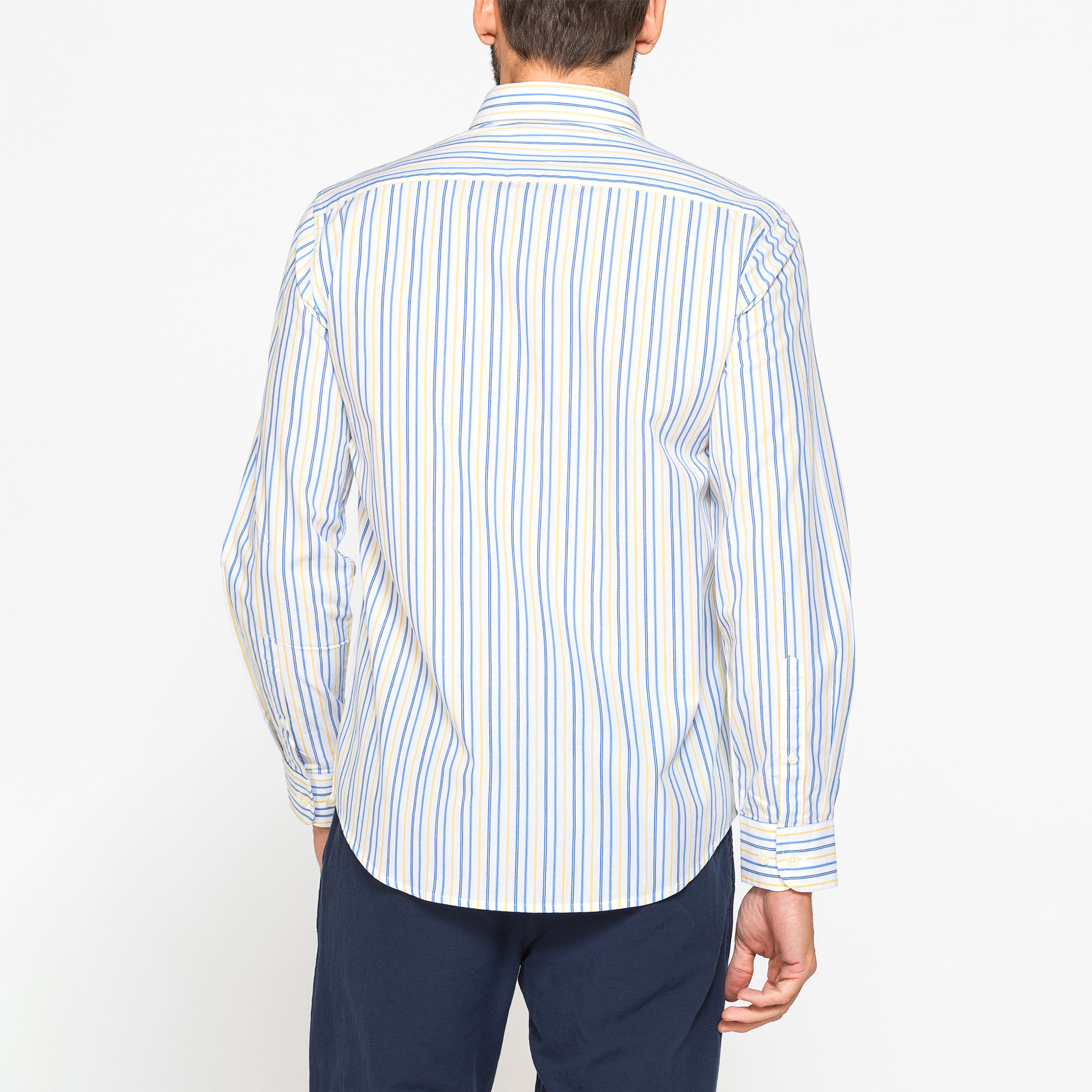 CAMICIA BUTTON-DOWN CON MANICA LUNGA E TASCHINO