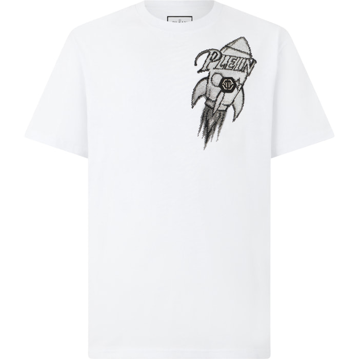 PHILIPP PLEIN Camiseta de cuello redondo y manga corta