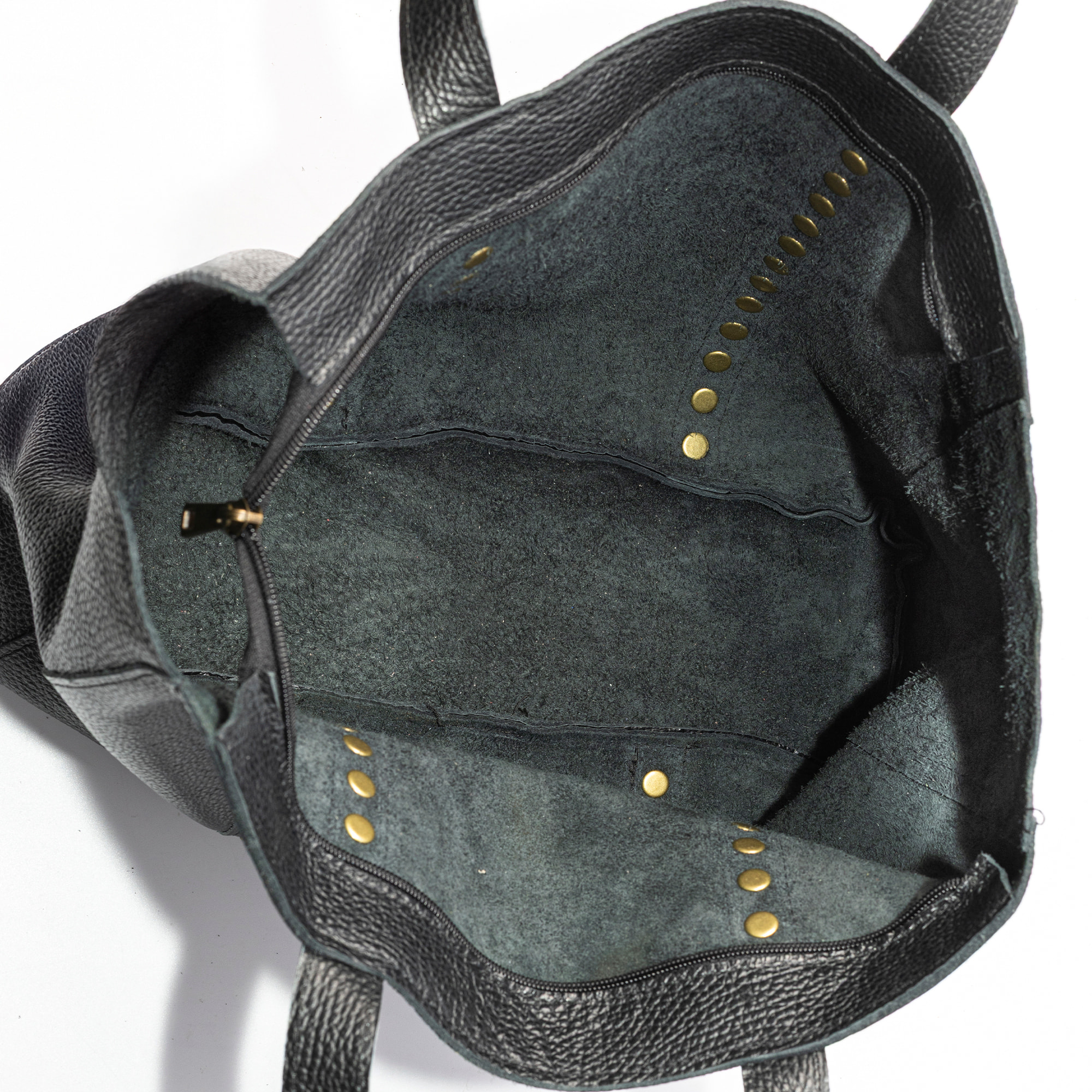 Austis bolso de hombro de piel auténtica Dollaro.