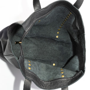 Austis bolso de hombro de piel auténtica Dollaro.