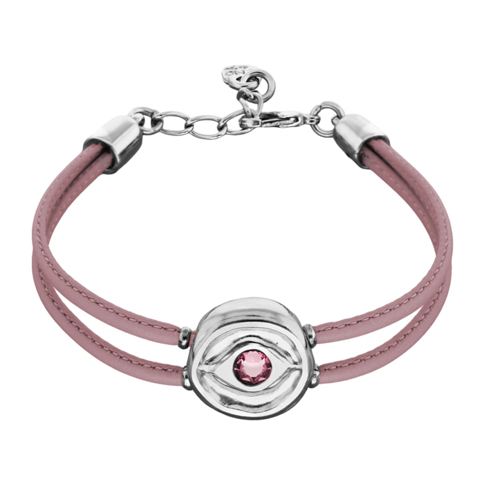 Pulsera SER INTUITIVA LILA M