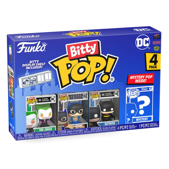 Dc Bitty Pop! Vinile Figura 4-pack The Joker 2,5 Cm Funko