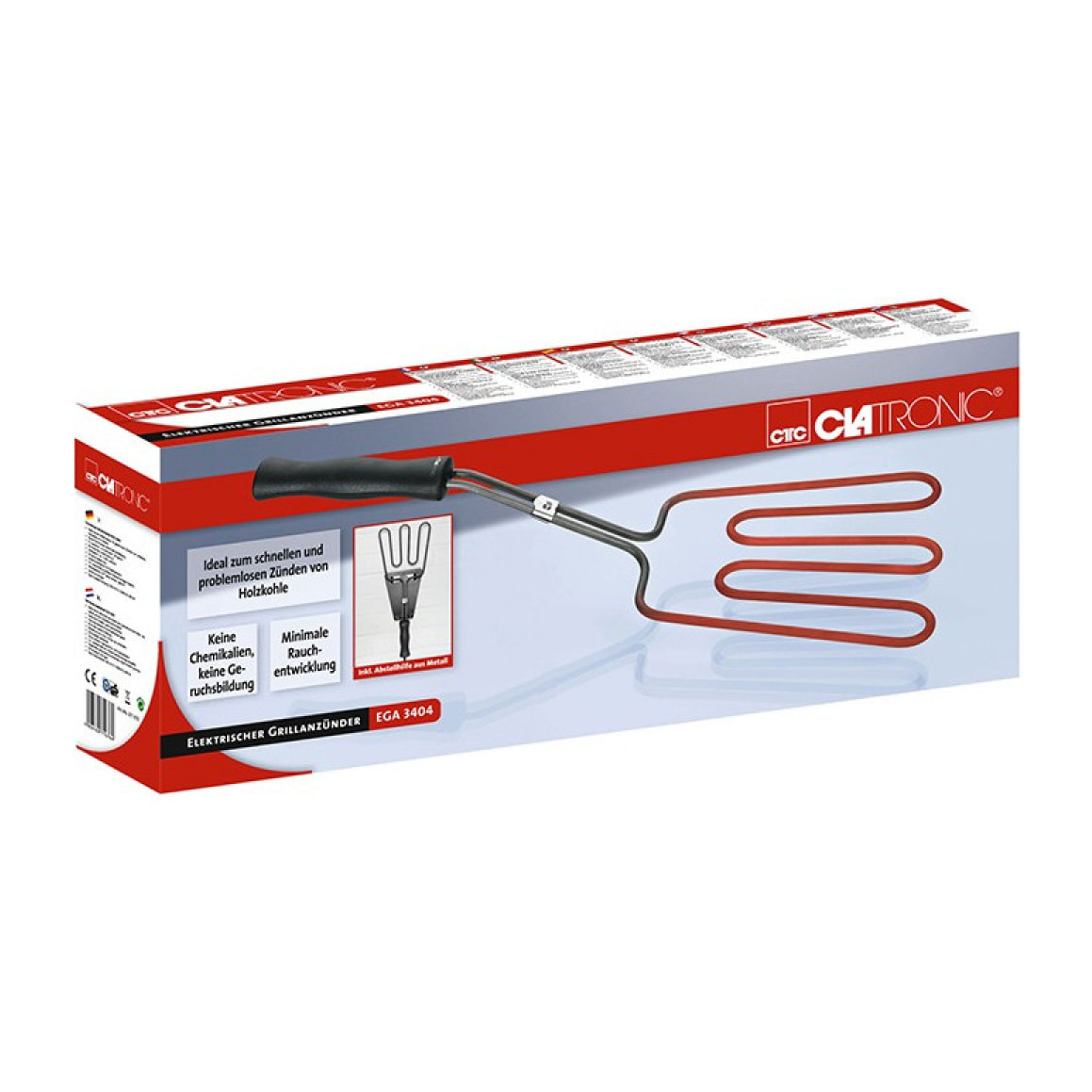 Allume gaz électrique pour barbecue Clatronic EGA 3404 Noir