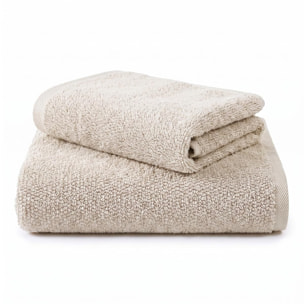 INTRECCI HOME Set Bagno Asciugamani Viso e Ospite, in Puro Cotone 500 g, Morbidezza Extra, Assorbenza Superiore