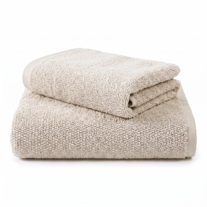 INTRECCI HOME Set Bagno Asciugamani Viso e Ospite, in Puro Cotone 500 g, Morbidezza Extra, Assorbenza Superiore