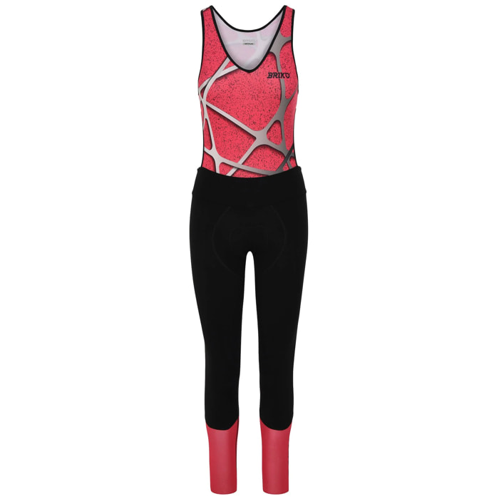 Briko - Tuta sportiva, Donna, Nero - Reverie Winter Lady Bib