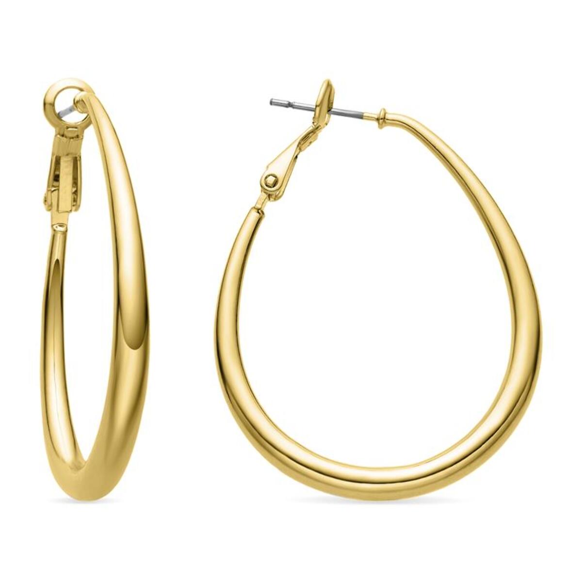 Pendientes Lux by Lux acabadoss en oro amarillo de 18k