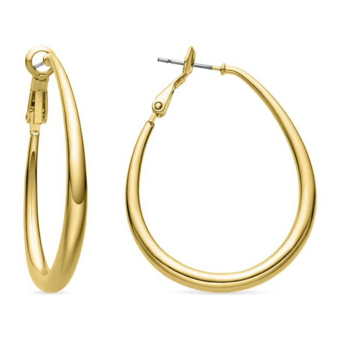 Pendientes Lux by Lux acabadoss en oro amarillo de 18k