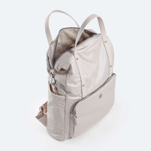 CLEVER BACKPACK SQUARE CREMA