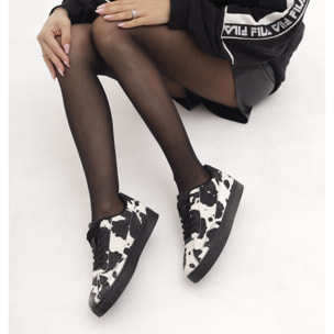SNEAKERS ANIMALIER NERO
