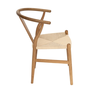 Bergen - lot de 2 chaises - bois d'hêtre - Bois