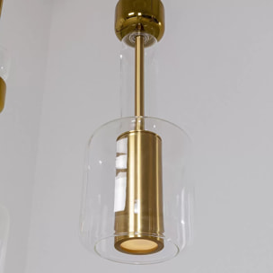 Suspension Candy Bar 70cm dorée Kare Design