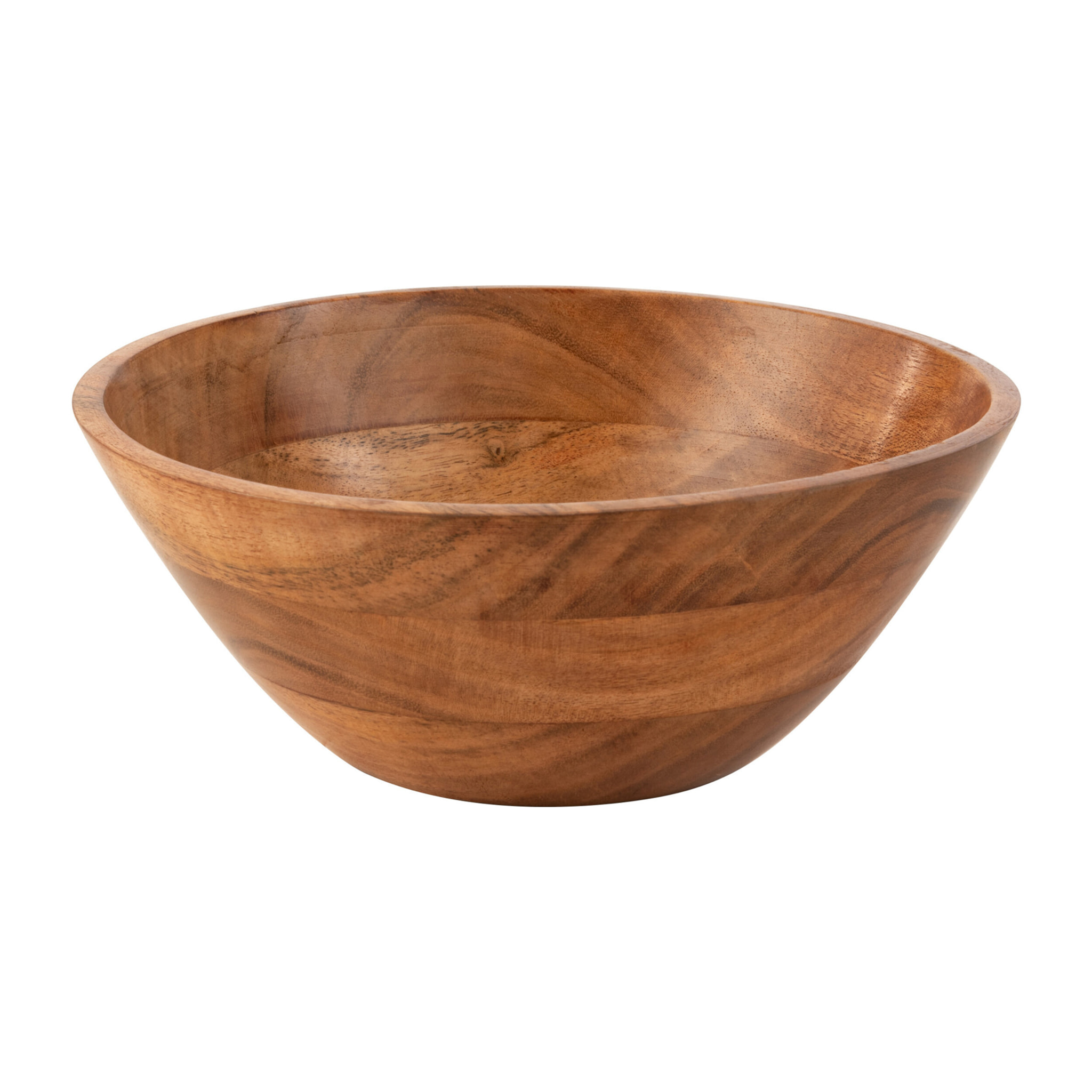 J-Line bol - bois - naturel - medium - 4 pcs