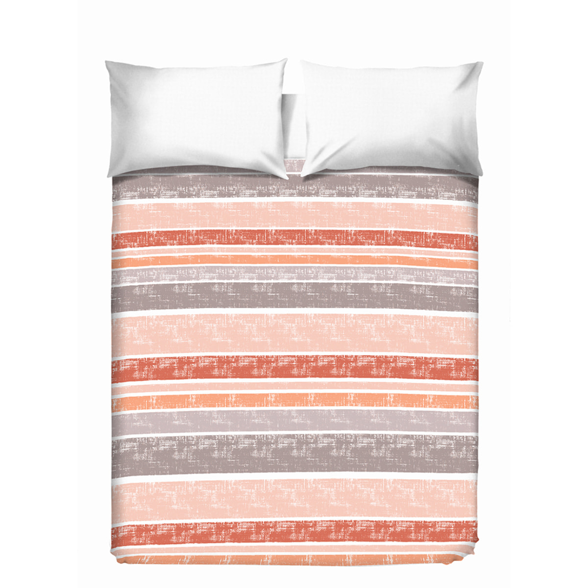 Copriletto di cotone Riga Rodrigo arancio