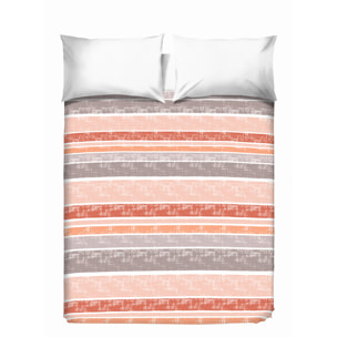 Copriletto di cotone Riga Rodrigo arancio