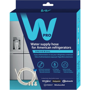 Tuyau d'alimentation d'eau WPRO Refrigérateur Américain UKT002
