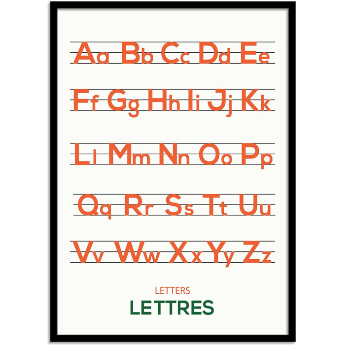 Affiche - Lettres - Posuta