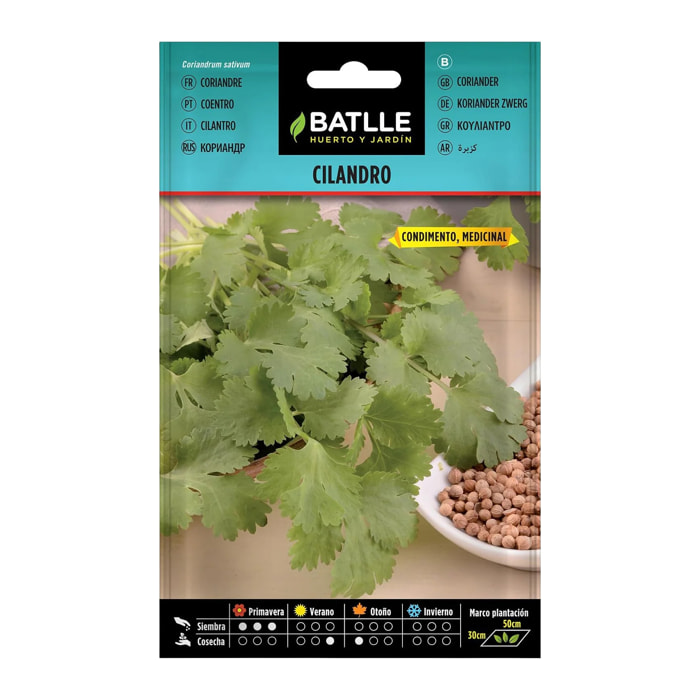 Semillas de Cilantro Cilandro Batlle