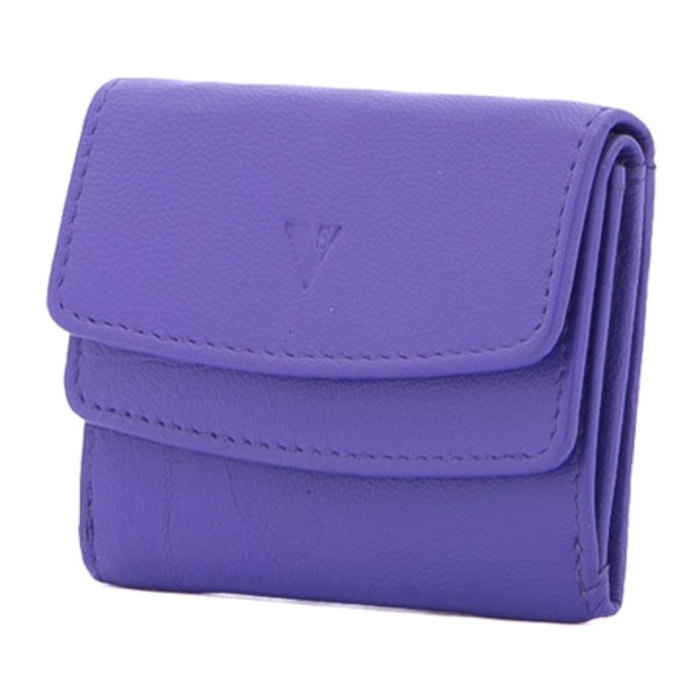 Portafoglio donna in ecopelle - Modello False - Casual - 9.0 x 7.5 x 2.0 cm
