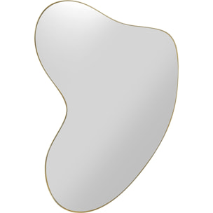 Miroir Shape laiton Kare Design