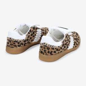 Zapatillas leopardo con suela de goma