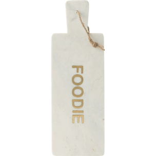 J-Line planche à fromage Rectangle Foodie Marbre - pierre - blanc