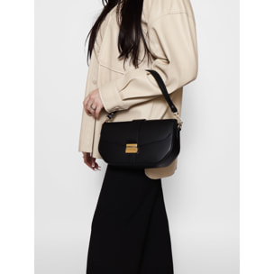 Borsa a spalla da donna - Modello False - Vera pelle - 27.0 x 15.0 x 7.0 cm
