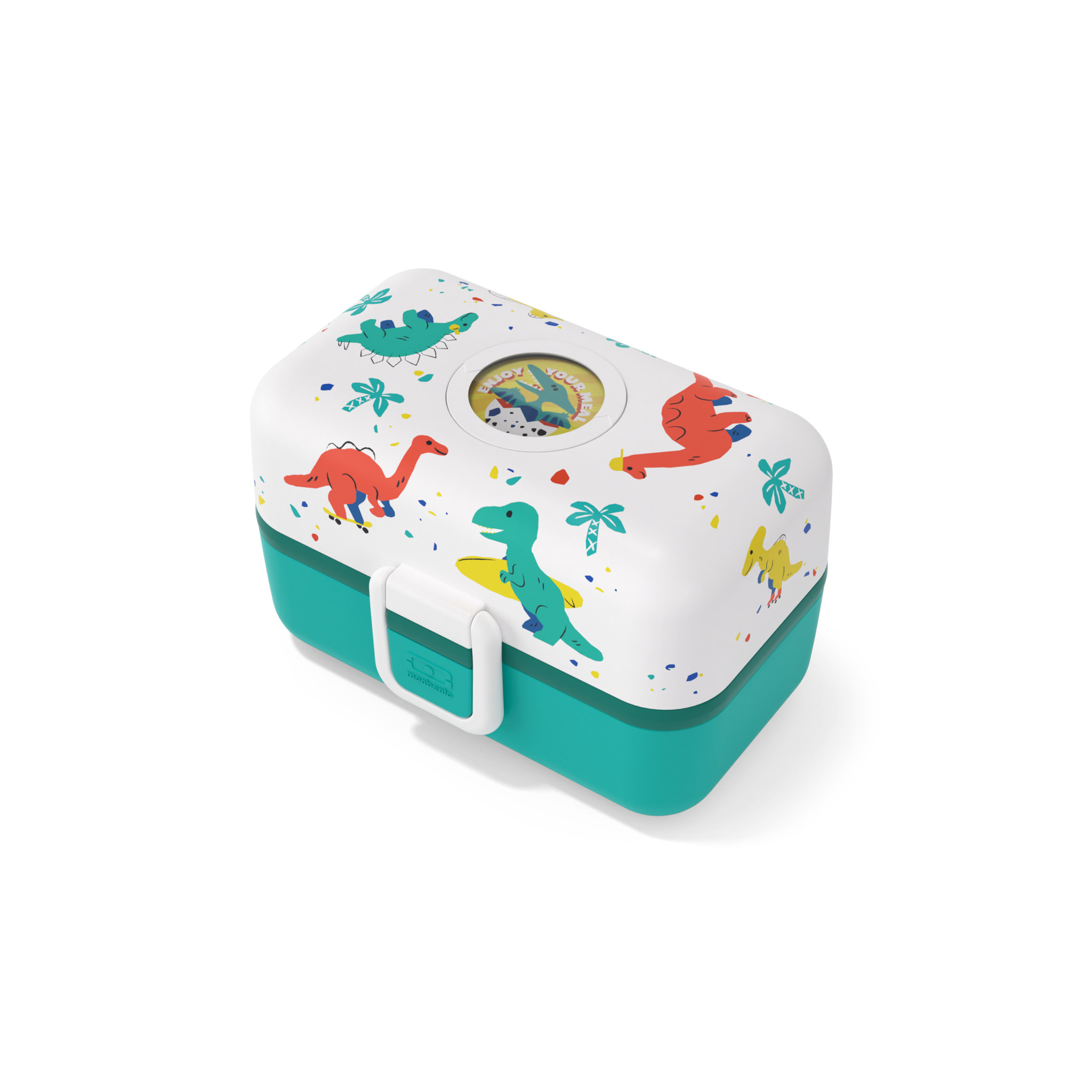 Lunch box à compartiments pour enfant Tresor 800ml Bleu Dino
