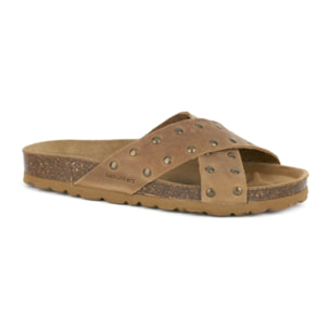 SANDALIA ZAHARA BABUNKERS MARRON