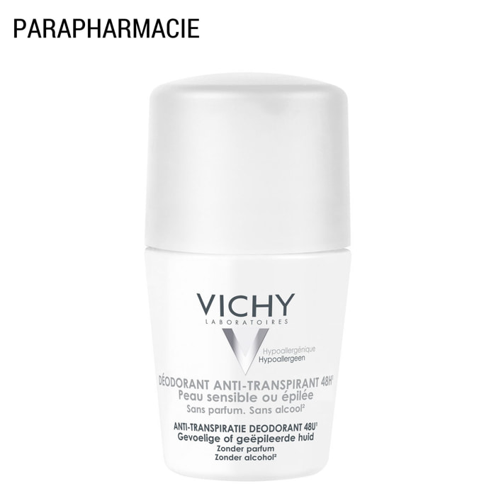 Déodorant Anti-Transpirant 48H - Peaux Sensibles ou Epilées 50 ml