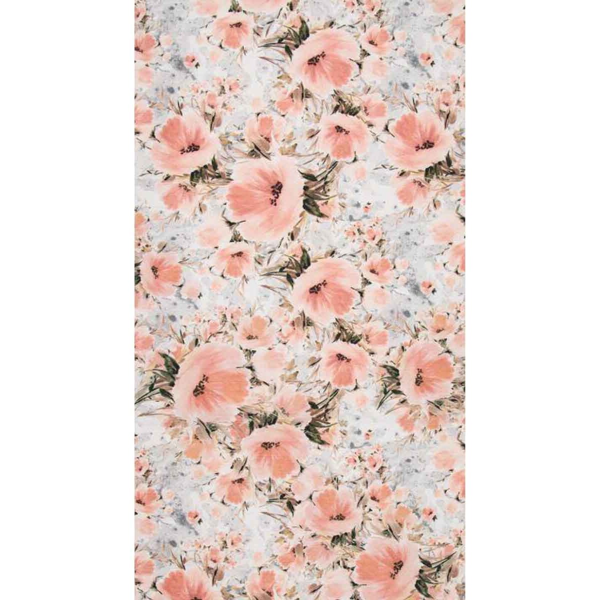 Tappeto EMOZIONI BOUQUET moderno floreale fiori rosa lavabile antiscivolo passatoia multiuso bagno cucina ingresso