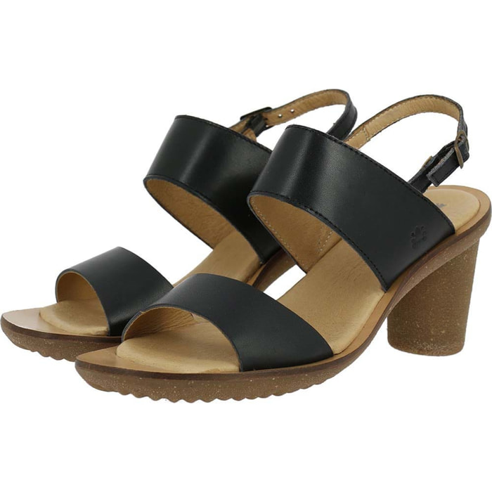 Sandalias con tacón N5154 VAQUETILLA BLACK / TRIVIA color Black