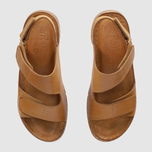 Sandalias de Piel - Cuero - Tacón: 3 cm