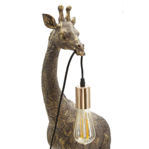 LAMPADA DA TAVOLO GIRAFFA CHARME1921 DORATO