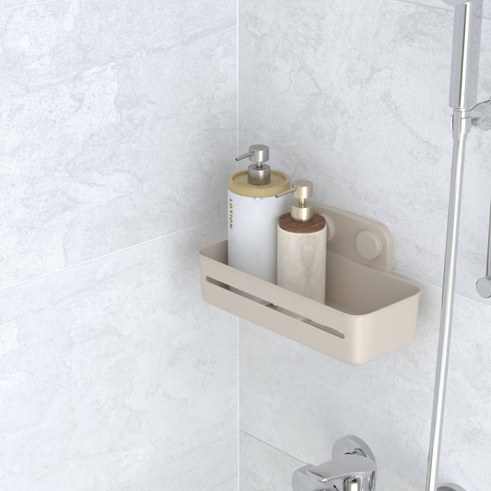 Étagère de douche rectangulaire 1 niveau Easibath beige
