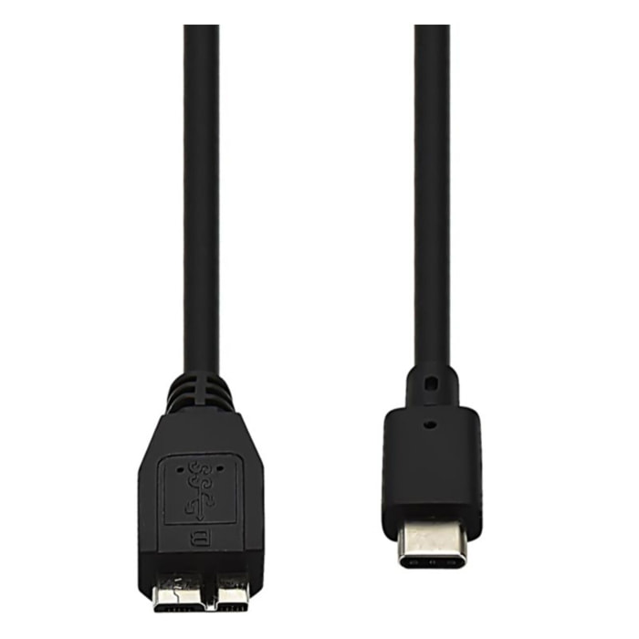 Câble USB C ESSENTIELB USB-C vers Micro USB 3.0  1M noir