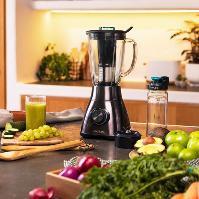 Cecotec Frullatore con tazza Power Black Titanium 2500MAX Go