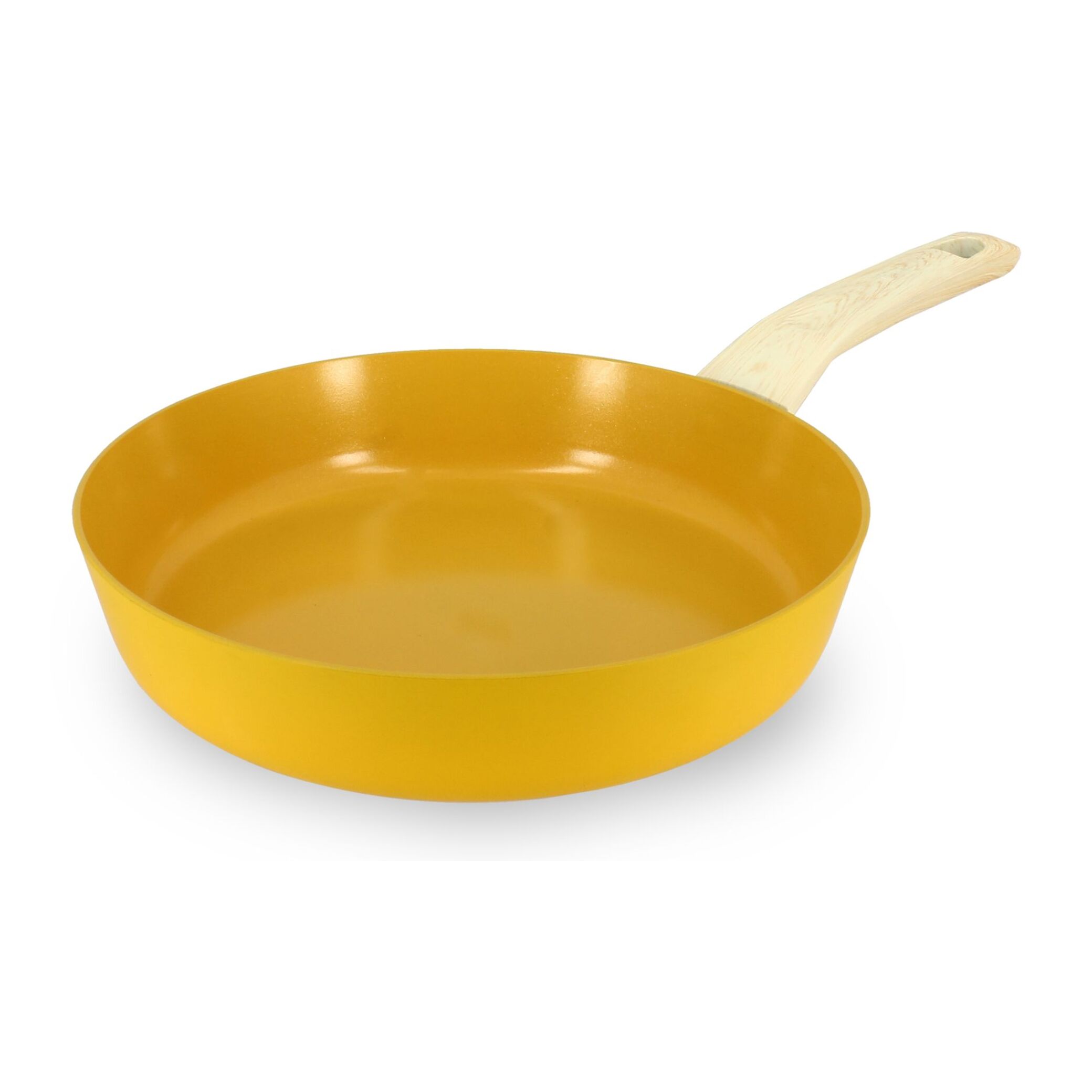 Poêle en revêtement céramique 24cm jaune - tous feux COLORAMA