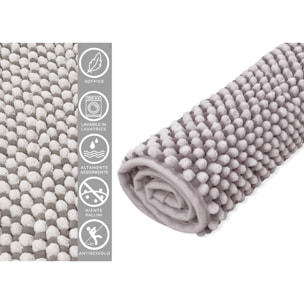 Tappeto Bagno Doccia Antiscivolo Super Assorbente Modello Dots Tortora