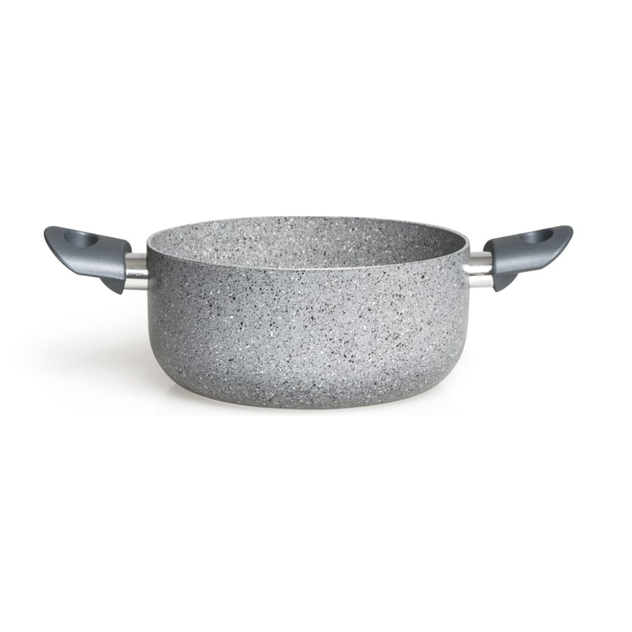 Casserole 20 cm Excelsa – Country Rock, Aluminium Antiadhésif Gris