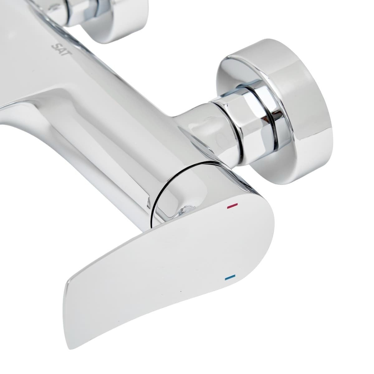 Infinitio mitigeur de baignoire monocommande mural, sans ensemble de douche, chrome  SATBSINF222 avec une garantie de 5 ans