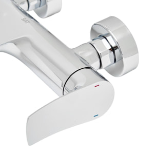 Infinitio mitigeur de baignoire monocommande mural, sans ensemble de douche, chrome  SATBSINF222 avec une garantie de 5 ans