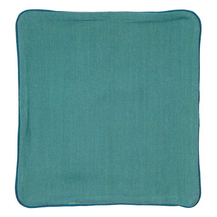 Housse de coussin Libeccio - Bleu Paon