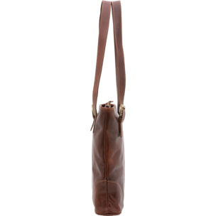 Borsa a spalla  da donna In Vera pelle Made in Italy 33x35x8 cm